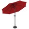 Pure Garden 10-Foot Outdoor Tilting Patio Umbrella and Base, Red 50-100-RB - alternate 6