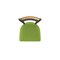 Holland Bar Stool Co Eleanor 30in Swivel Bar Stool with Pewter Finish, Medium Back and Canter Kiwi Green Seat 880 - alternate 6