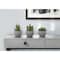 Monarch Specialties Artificial Plant, 6" Tall, Succulent, Indoor, Faux, Fake, Table, Greenery, Potted, Set Of 3 I 9587 - alternate 1