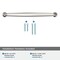 Amerock Renown 8-13/16 inch 224mm Center-to-Center Satin Nickel Cabinet Pull BP36987G10 - alternate 3