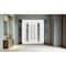 Vdomdoors Aluminum Double Doors Deux 5755 Gray Graphite Clear Glass 2 Sidelights Entry Modern Painted 100x96 DEUX5755DEXD-GRE-W14+72+14xH96-RH-O - alternate 5