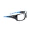 General Electric 04 Series Anti-Fog Impact-Resistant Safety Glasses Clear Lens Black/Blue Frame 1 pk GE104CAF - alternate 7