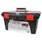 Performance Tool 19 in. Plastic Tool Box, Removable Tray, Lid Organizers, Padlock Eyehole W54019 - alternate 4