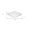 Homeroots Set of Twelve White Cotton 15" X 25" Hand Towel Set, 12PK 491250 - alternate 6