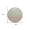 Homeroots 8' Taupe And Gray Round Geometric Washable Indoor Outdoor Area Rug 605815 - alternate 8