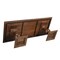 Homeroots 75" Dark Brown Wood Double Pedestal Base Dining Table 554334 - alternate 10