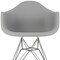 Homeroots Gray And Silver Heavy Duty Plastic Dining Arm Chair 520272 - alternate 8