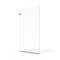 Fab Glass And Mirror Fixed Shower Screen for Bathroom | Brushed Nickel Finish | Water Repellent | 3/8in Tempered Glas MSD1-36-72BN - alternate 1