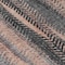 Homeroots 8' X 10' Blue Charcoal And Copper Botanical Leaves Washable Indoor Outdoor Area Rug 581951 - alternate 8