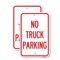 Signmission No Parking Sign No Truck Parking 1, 12'' X 18'' 2 Signs, Heavy Gauge Aluminum, 2PK A-1218-2PACK-23661 - alternate 1