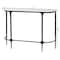 Baxton Studio Edsel Marble Console Table, Rounded 270-14725-ZORO - alternate 8