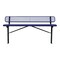 Leisure Craft Bench/Back, Ingroud Mount, 8ft., Navy B8WBIG-NAVY - alternate 1