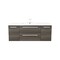 Cutler Silhouette Collection 48 in Wall Mount Bathroom Vanity - 2 Doors, 2 Drawers With Top, Zambukka FV-ZAMBUKKA48 - alternate 1