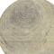 Homeroots 8' Beige Taupe And Gray Round Abstract Washable Indoor Outdoor Area Rug 582790 - alternate 8