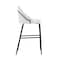 Manhattan Comfort Gracie Barstool in White and Black BS022-BWH - alternate 9