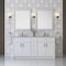 James Martin Vanities Bellshire 72" Double Vanity, Bright White w/ 3 CM Lime Delight Silestone Top 660-V72-BW-3LDL - alternate 7