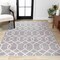 Jonathan Y Asilah Ogee Fretwork Dark Gray/Cream 3 ft. x 5 ft. Area Rug MOH104A-3 - alternate 1