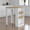 Homeroots 36" Natural and White Wood Kitchen Island With Storage 526159 - alternate 1