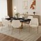 Leisuremod Zaire Collection Modern Dining Chair, Gold Legs and White Boucle ZDCB52W - alternate 10