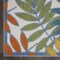 Homeroots 6' X 9' Ivory Blue Orange And Green Botanical Leaves Indoor Outdoor Area Rug 546683 - alternate 8
