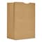 General Paper Bags, 75 lbs Cap., 1/6 BBL, 12"w x 7"d x 17"h, Kraft, PK400 80080 - alternate 1
