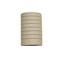 Luxury Lighting Zenia 15 in Tall Ceramic Outdoor Wall Light, Cottonwood Paint Finish 103-01-CW-ud-7 - alternate 3