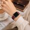 Elegani Alligator-Embossed Leather Watch Replacement Band Compatible with Apple Watch 40mm, Purple LSHQ-PRP-40mm - alternate 4