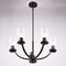 Vaxcel Elmwood Park 5-Light Chandelier, Champagne Gold, Clear Glass, 22.75-In. Wide H0333 - alternate 8