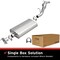 Bre Exhaust Exhaust System, Aluminized Steel; With Muffler; 2-1/4 Inch Pipe Diameter; Single Exhaust 106-0002 - alternate 6