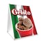Signmission Gelato, 36 Inch x 24 Inch A-frame Yard Sign, Plastic Sign SBC-2436-Gelato - alternate 1