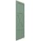 Ekena Millwork True Fit PVC Center X-Board Farmhouse Fixed Mount Shutters, Track Green , 18W x 32H, PR TFP107FH18X032TG - alternate 12