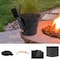 Pure Garden Ash Bucket Metal Bucket with Lid, Broom, & Shovel for Fireplace or Firepit Ashes Fireplace Tools 50-LG1457 - alternate 10