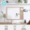 Martha Stewart Everette 24in.x18in. Magnetic Dry Erase Calendar and Crk Board Combo w/Mrkr, Mgnts, and Psh Pns BR-PM-COM-MW4C1-4561-LN-MS - alternate 9