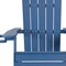 Homeroots 35" Blue Heavy Duty Plastic Adirondack Chair 530700 - alternate 8