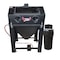 American Hawk Industrial 38inx 60in Abrasive Sandblasting Cabinet, With Dust Collector Black- Foot Pedal Blaster CL3624L-BLK - alternate 1