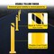 Vevor Safety Bollard Steel Bollard Post Yellow Pipe Steel Barrier 48" H 5.5" D BP-48-5.5 - alternate 7