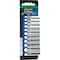 Channellock Metric 1/4'' Drive 6-Point Deep Socket Set, 10-Piece 328510 - alternate 6