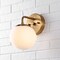 Jonathan Y Louis Parisian Globe 5.8 in. 1-Light Metal/Frosted Glass Modern Contemporary LED Vanity Light, Gold P JYL3534A - alternate 10