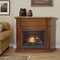 Duluth Forge Ventless Natural Gas Fireplace With Mantel - 26,000 BTU, Remote Control, Apple Spice Finish DFS-300NR-3AS - alternate 4