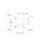 Timeline True Black, 1 in L, 1 in H, 0.25 in W 1001 - alternate 3