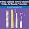 Tampax Hospeco Tampons (500/Pack), Individually Wrapped in Vending Tube, 5in. T500 - alternate 4