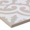 Andova Tiles Bliss Eclectic Beige 8-in. Encaustic Spanish/Moroccan Patterned Matte Porcelain Wall & Floor Tile ANDBLI291 - alternate 6
