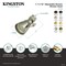 Kingston Brass 1-3/4" Round Adjustable Jet Spray Brass Shower Head, Brushed Brass K131A7 - alternate 2