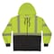 Ergodyne M Lime Type R Class 3 Performance Hi-Vis Zip-Up Hoodie 8318BK - alternate 1
