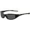Kleenguard Hellraiser, Safety Glasses, Smoke, Smoke Lens, Black Frame, Full-Frame 25714 - alternate 1