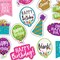 Teacher Created Resources Confetti Happy Birthday Stickers, 120-Piece Set, 12PK 8585 - alternate 3
