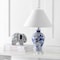 Jonathan Y Song 21.5" Ceramic/Crystal Chinoiserie Floral LED Table Lamp, Blue/White JYL6613A - alternate 7