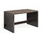 Homeroots 52" Dark Brown and Gray Writing Desk 380202 - alternate 1