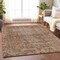 Homeroots 8' X 10' Brown Oriental Washable Indoor Outdoor Area Rug 607527 - alternate 9