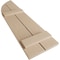 Ekena Millwork Rough Sawn 2 Board Joined Board-n-Batten w/Quarter Round Arch Top Faux Wood Shutters, 11W x 76H, PR SHUBJQ11X76RSPR - alternate 10